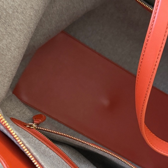 LORO PIANA Happy Day large leather-trimmed felt tote - Picture 11 of 14